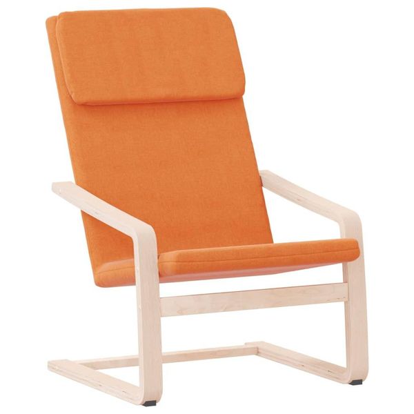 Syfax™ Sedia Relax Giallo Scuro In Tessuto-image