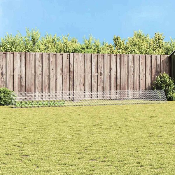 Vidaxl Gabbia Per Conigli Argento 650 X 55 X 55 Cm Acciaio Zincato-image