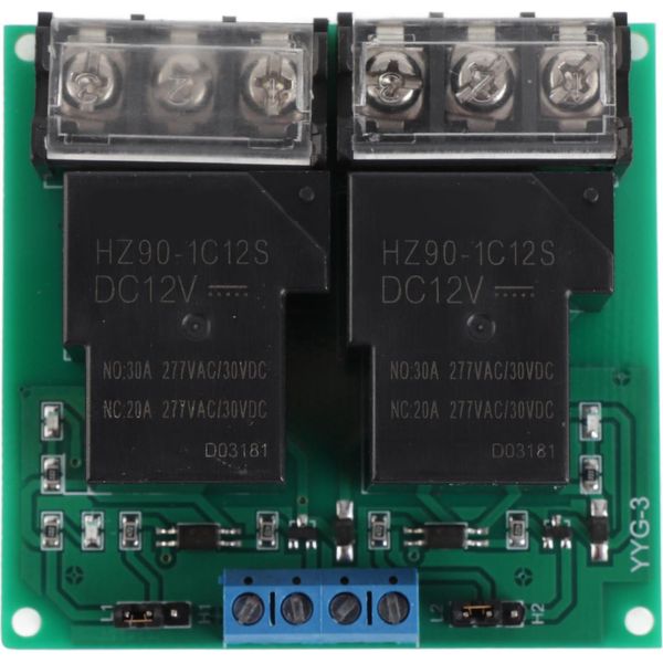 Modulo Relè A 2 Canali Da 30 A Con Potenza Stabile Per Il Controllo Industriale Di Dispositivi Di Automazione-image