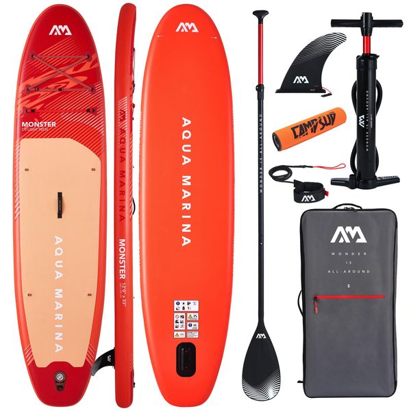 Tavola Sup Aqua Marina Monster 12'0" 2026 Sky Glider | 170 Kg | Set Incl. Paddle Float"-image