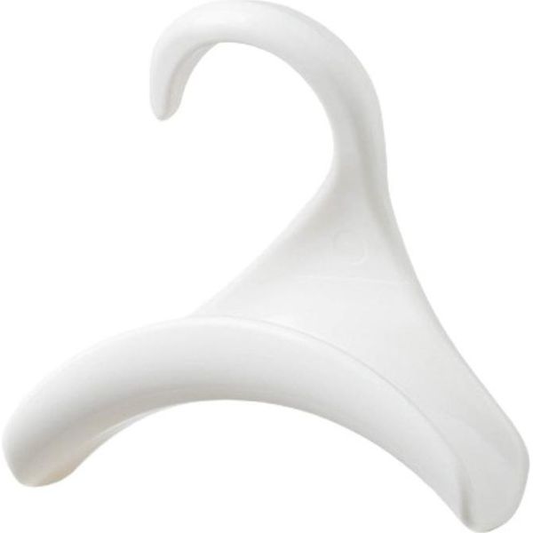 Inf Set Di 10 Ganci Per Borse In Abs - Organizer Armadio Per Borse, Foulard E Cravatte Bianco-image