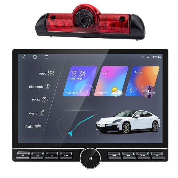 Autoradio Android 14 Da 13,1" Carplay Per Fiat Ducato Citroen Jumper Peugeot Boxer Gps Navi Wifi 4G Bt Dab+ Swc Usb Dsp 8 Core Telecamera Posteriore"-image