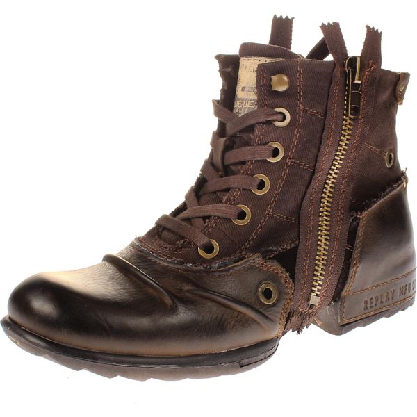 Replay RU01-0003L Clutch - Scarpe Da Uomo Stivali / Stivali - 018-Dk-Brown, Taglia: 44 Eu-image