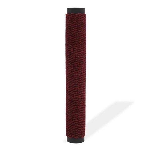 Vidaxl Tappeto Cattura-Sporco Rettangolare A Pelo Corto 90X150 Cm Rosso-image
