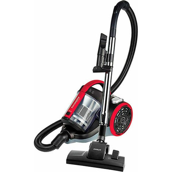 Polti | PBEU0105 Forzaspira C110_Plus | Aspirapolvere | Senza Sacco | Potenza 800 W | Capacità Polvere 2 L | Nero/Rosso-image