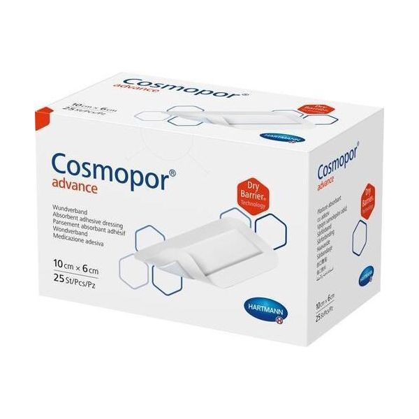 Hartmann Cosmopor® Advance Medicazione Post-Operatoria - 10 X 6 Cm | Confezione (25 Pezzi)-image