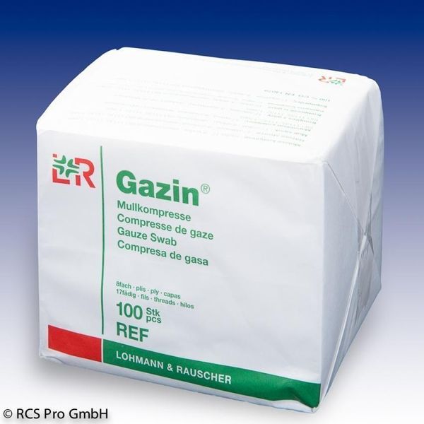 Lohmann & Rauscher Gazin Garza Compressa A 8 Pieghe Non Sterile 100 Pezzi 10 X 10 Cm-image