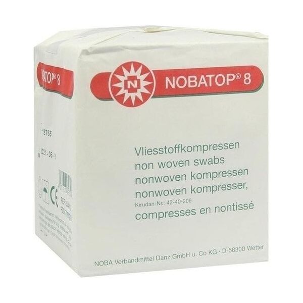 Noba Nobatop 8 Compresse Non Sterili In Tessuto Non Tessuto A 4 Strati 100 Pezzi 10 X 10 Cm-image