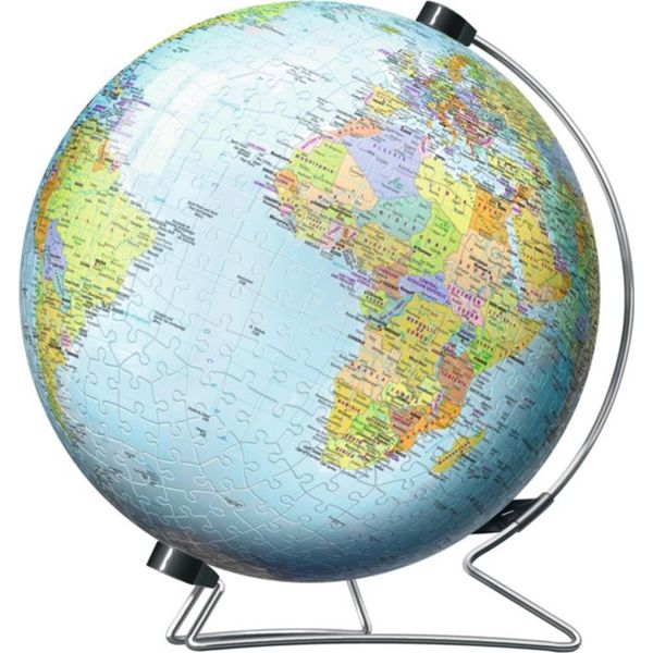 3D Globe Puzzle 540 Pieces - Ravensburger - Educational For Children - Glue-Free - From 12 Years Old-image