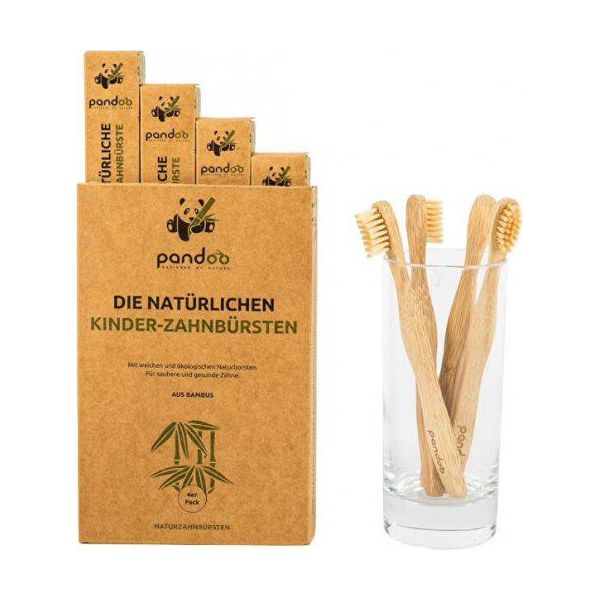 Pandoo POBCTB04 4 Pandoo Kinder ZahnbüRsten-image