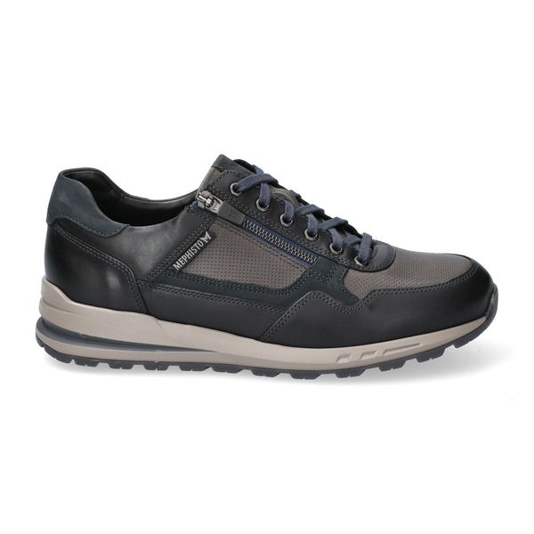 Mephisto Scarpe Stringate Da Uomo Suola In Gomma Extra Large Nero-image