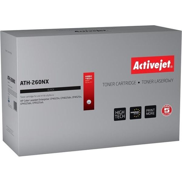 Activejet ATH-260NX (Sostituto Di Hp CE260X; Supreme; 17000 Pagine; Nero)-image