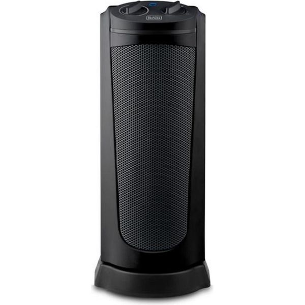 Black+Decker Termoventilatore In Vetroceramica A Torre 2000W Nero-image
