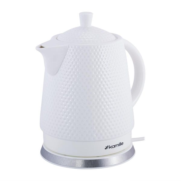 Bollitore In Ceramica Da 1,5 Litri Teiera Elettrica Bollitore 1200W-image