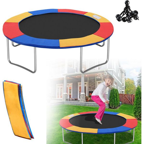Trampolino Da Giardino Jopassy, Copertura Per Bordo Ø305 Cm 100% Resistente Ai Raggi Uv, Antistrappo, Colorato-image