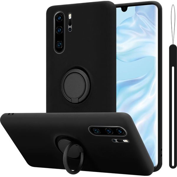 Cadorabo Cover Per Huawei P30 Pro Cover Protettiva In Nero Custodia Del Telefono Cellulare Tpu Custodia Cover-image