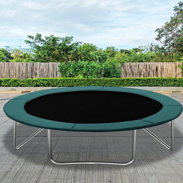 Copertura Per Bordo Trampolino Jopassy Ø 366 Cm 100% Resistente Ai Raggi Uv E Agli Strappi Copertura Per Molle Protezione Per Bordo Verde-image