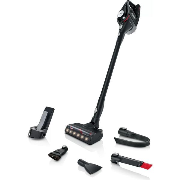Bosch Serie 8 BCS82MAT14 Aspirapolvere/ Scopa Elettrica 2 In 1 Aspirapolvere A Batteria Con Filtro Igienico A Secco Senza Sacco Nero 4 Ah (BCS82MAT14)-image