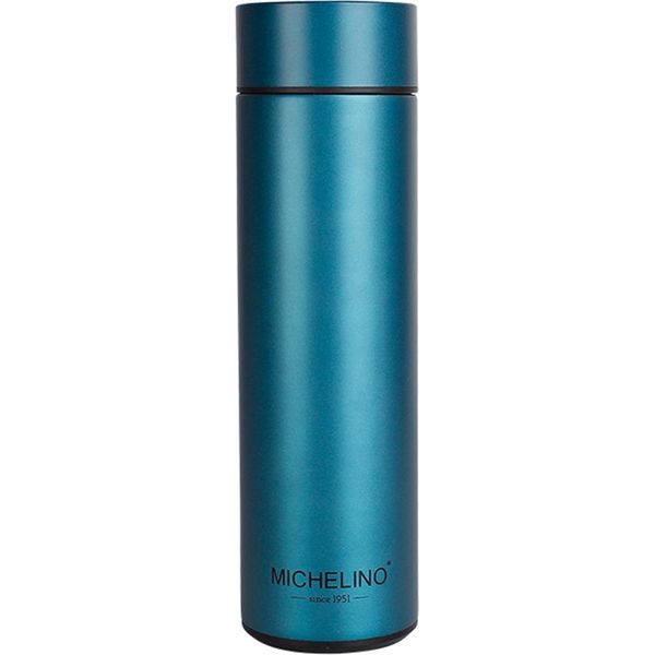 Michelino 0,5L Thermos Brocca In Acciaio Inox Con Display Temperatura A Doppia Parete Dispenser Bevande Brocca Sottovuoto Caffè Tè Teiera Benzina-image