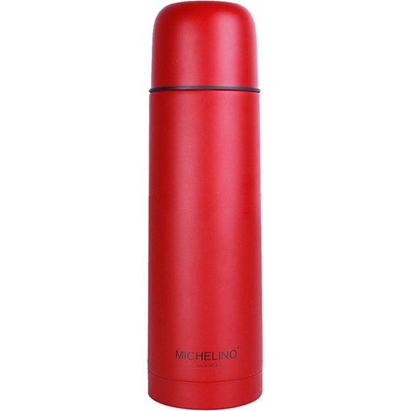 Michelino 0,75 Litri Caraffa Sottovuoto Fiaschetta Thermos Fiaschetta Sottovuoto Nora Red 54550-image