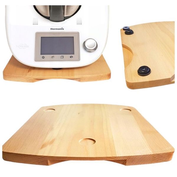 Tavola Di Scorrimento Per Accessori Thermomix TM6 E TM5 In Legno Di Faggio - Eu-image
