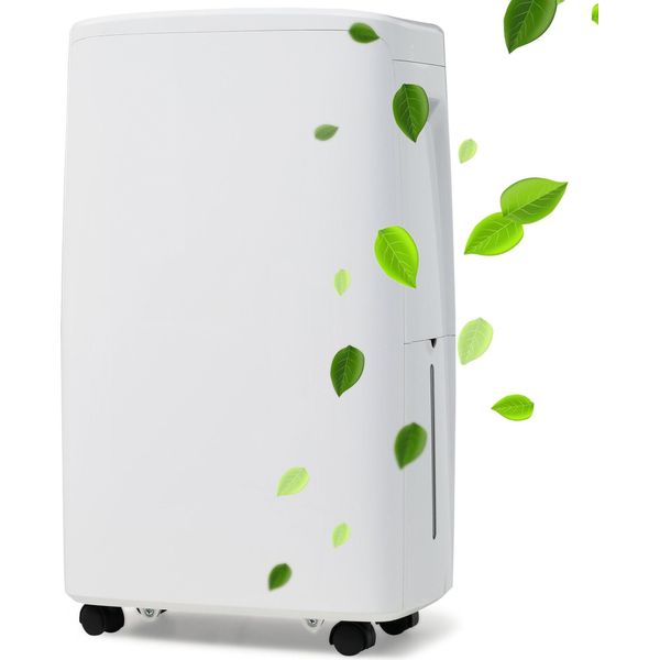 Deumidificatore Elettrico Merax Incl. Timer Con 3 Programmi, Display A Led, Deumidificazione 12L/Giorno, Serbatoio 1,5 L, Deumidificatore Ambiente Per 15 Con Filtro HEPA-13-image