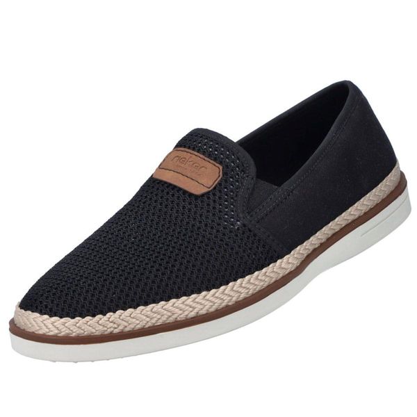 Rieker Knit Tech 86 Scarpe Da Donna Mocassini Neri Casual, Numero Di Scarpe: 42 Eu-image