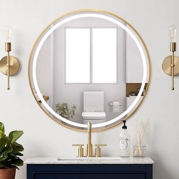 Specchio Led Rea 90Cm Mmj Gold-image