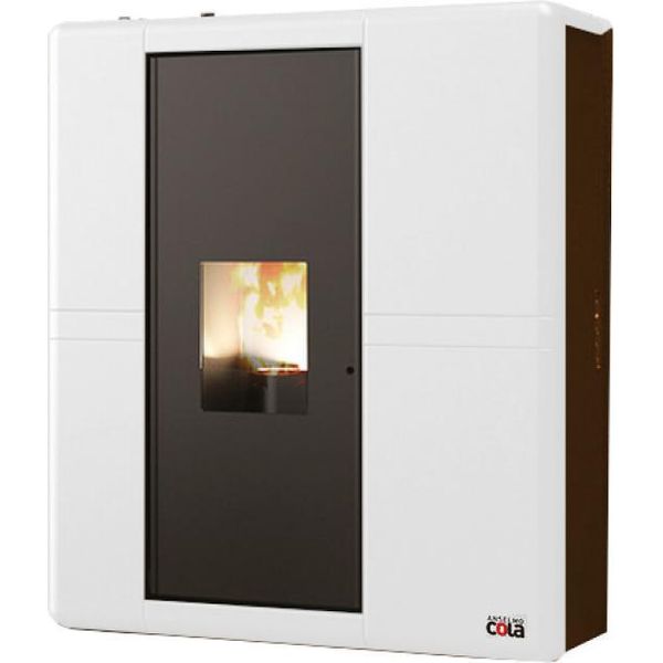 Cola Termo Lorene Ermetica Libera Installazione Pellet Bianco-image