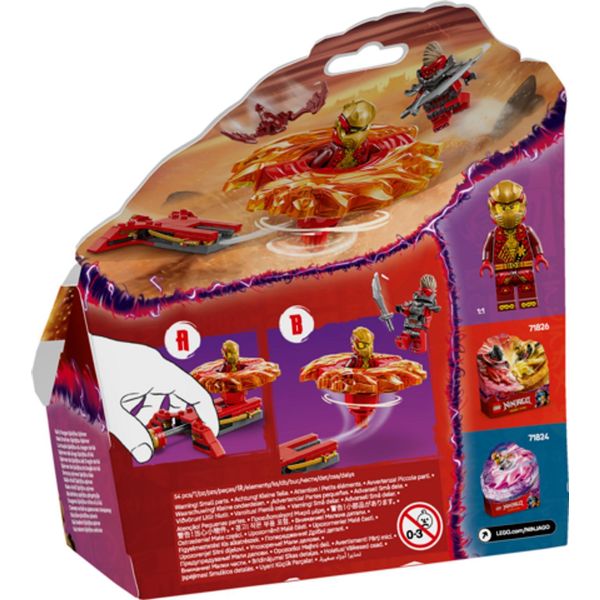 Lego Ninjago Kai's Dragon Spinjitzu Spinner - Giocattolo Ninja D'azione Con 2 Minifigure - Piccolo Playset Per Bambini - Idea Regalo Per Ragazzi E Ragazze Dai 6 Anni In Su 71823-image