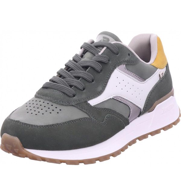 Rieker Sneaker Low - Khaki / Moor / Old Silver Leather : Normal : 40 Taglia: 40 Larghezza: Normale-image