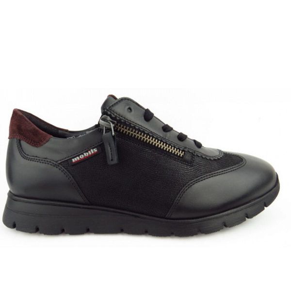Mephisto Donia, Scarpa Sportiva Da Donna Con Lacci In Nero, Misura 7,5-image