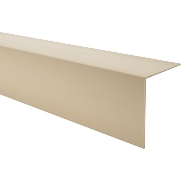 Quest Profilo Angolare Decorativo In Pvc 20X20 Mm, 1,5 M, Protezione Bordi, Beige-image