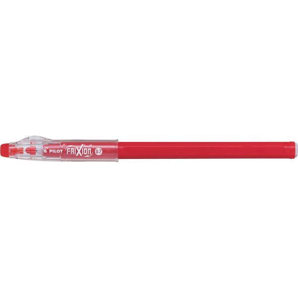 Pilot Frixion Ball Stick Penna In Gel Con Cappuccio Medio Rosso 12 Pz-image