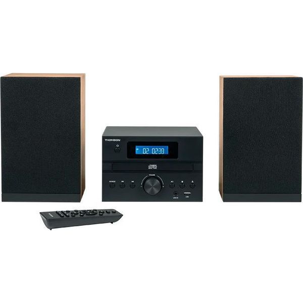 Thomson MIC122BT Microsistema Audio Per La Casa 10 W Nero, Argento-image