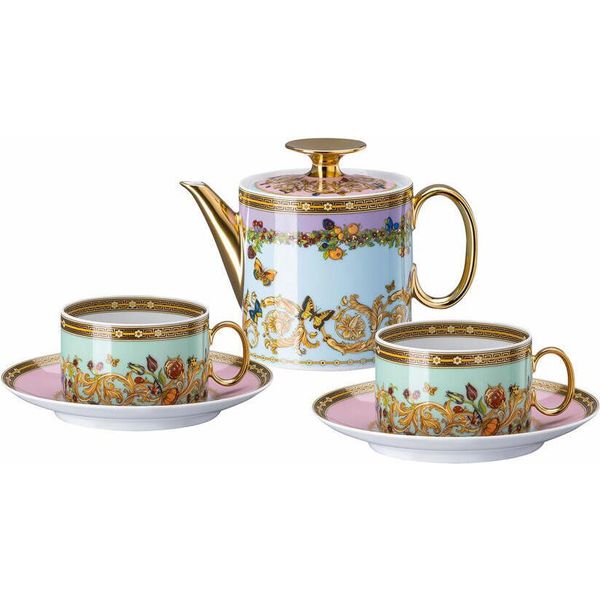 Rosenthal Versace Set Da Tè Per 2 Le Jardin De Versace, Porzellan, 19335-409609-28717-image