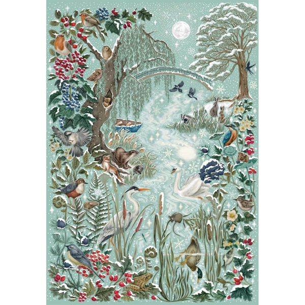 Puzzle Gibsons The Art File: Frozen River 1000 Pezzi-image