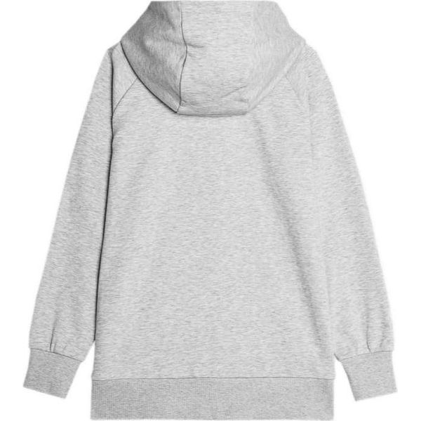 Felpa Con Cappuccio Da Donna 4F - Taglio Morbido, Comoda, Taglia M, Grigia-image