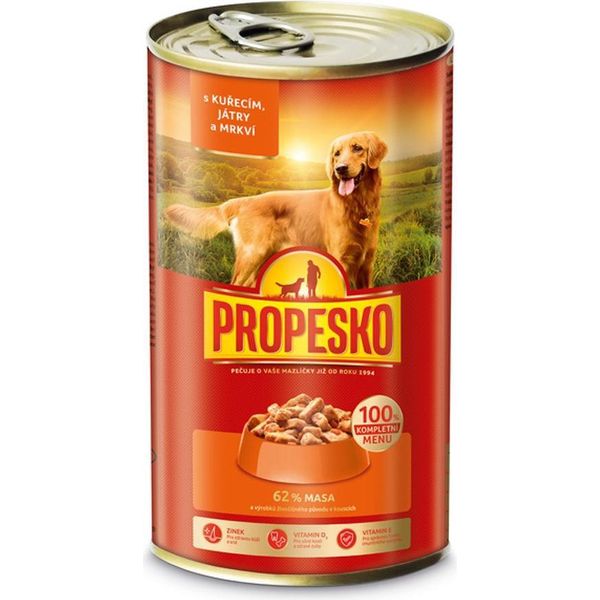 Propesko Pes 1240 G Pollo, Fegato, Carote In Salsa-image