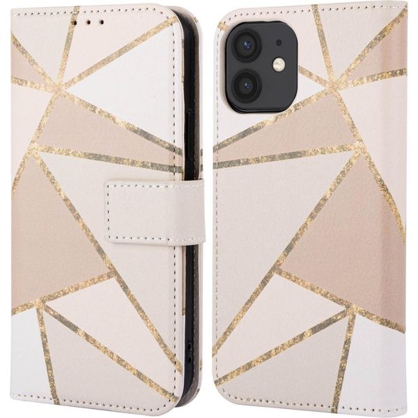 Cover Per Iphone 12 Pro/ Iphone 12 - Pelle Finta - Custodia Flip Flap Imoshion - Multicolore-image