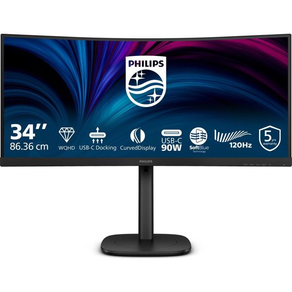 Philips 34B2U3600C - Serie 3000 - Monitor Led - Curvo - 86,4 Cm (34")"-image