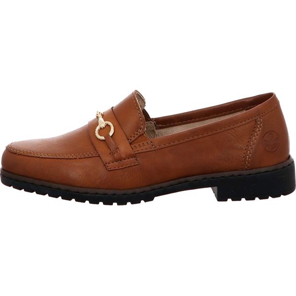 Rieker Hwk Scarpe Da Donna Mezze Scarpe Da Donna Slip-On In Marrone, Numero 40-image