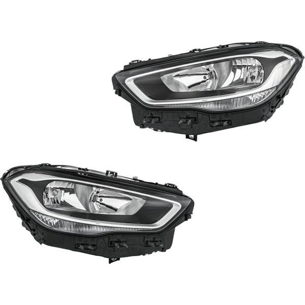 Set Fari Principali Sinistro Destro 12 V H7/H7 Led Alogeni Hella Per Mb Gla-image