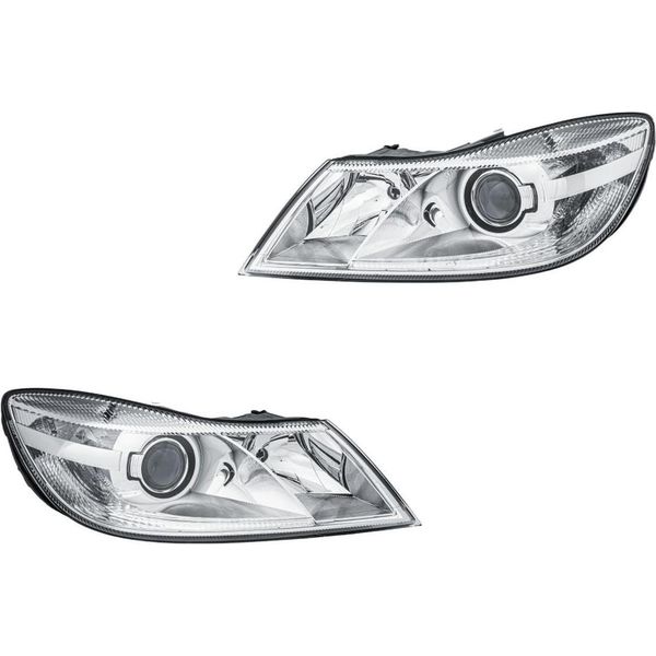 Set Fari Principali 12 V D1S/H1 PY21W W5W Xenon Hella Per Skoda Octavia E Altri Modelli-image