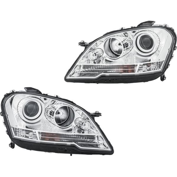 Set Fari Principali 12 V PY21W WY5W H7/H7 W5W Alogeni Ff De Hella Per Mb-image