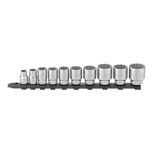 Stahlwille 3/8 Satz SteckschlüSselsatz Mit Clip-Leiste 8-24 Mm 10-Teilig (96052010)-image