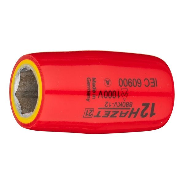 Hazet SteckschlüSsel-Einsatz Sechskant 880KV-12 Vierkant Hohl 10 Mm (3/8 Zoll) AußEn-Sechskant-Tractionsprofil 12 Mm)-image