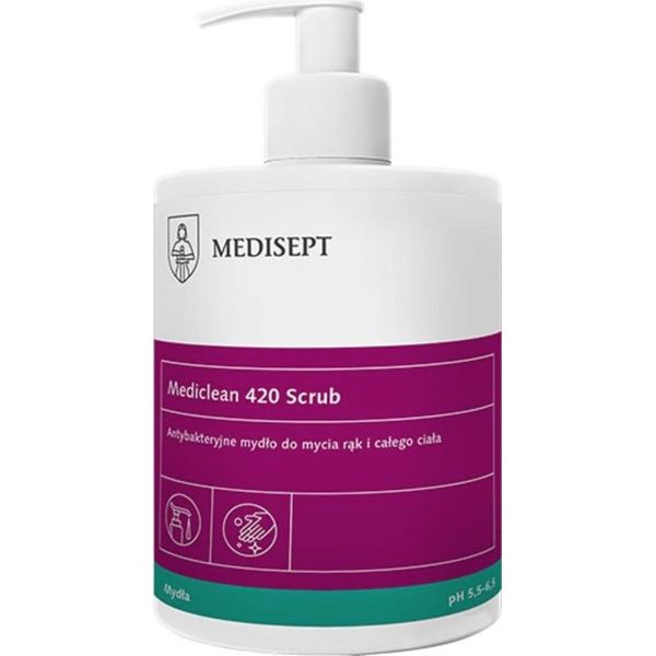 Sapone Antibatterico Mediclean 420 Scrub 500 Ml Medisept-image