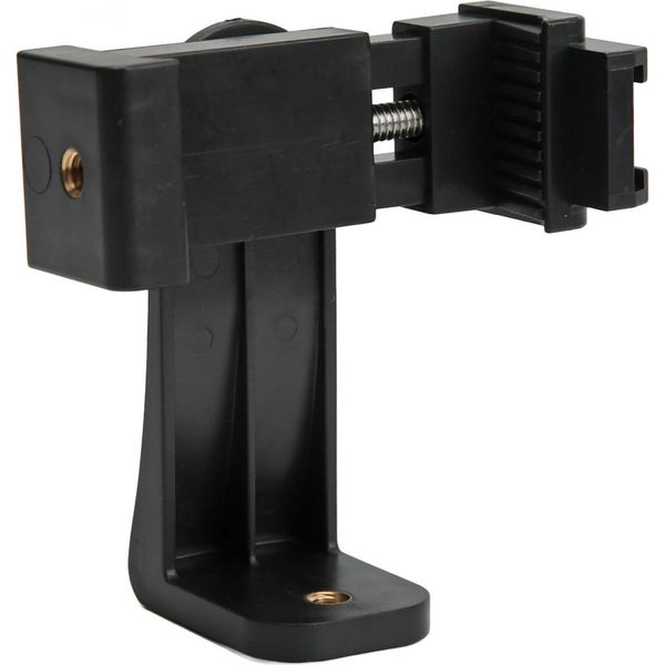 Foro Per Vite Da 1/4 Di Pollice - Supporto Per Smartphone Clip Per Telefono Cellulare Con Rotazione Di 360 Gradi E Connessione Cold Shoe Per Lo Streaming In Diretta-image