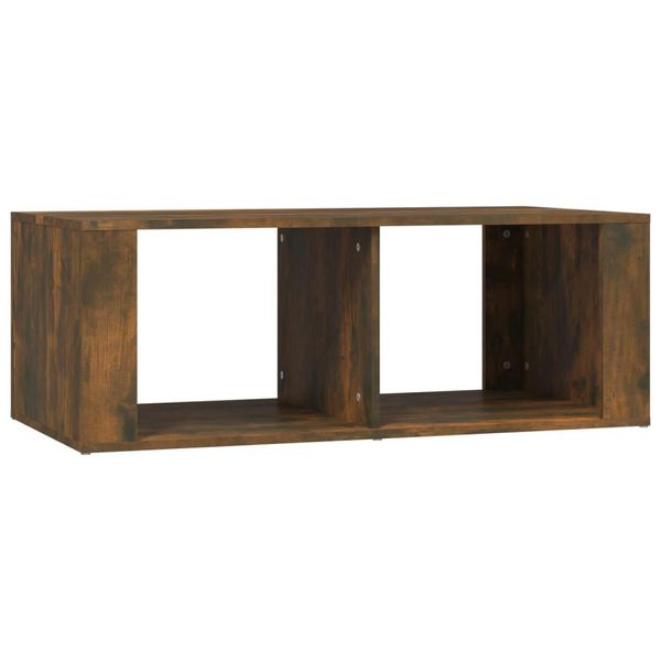 Syfax™ Tavolino Da Salotto Rovere Fumo 100X50X36 Cm Legno Multistrato-image